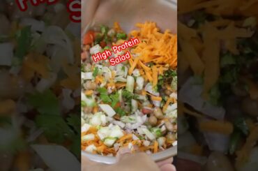 High Protein Salad #vegan #nooil #salad d