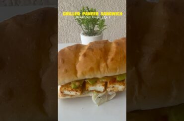 Lose Weight Without Boring Food | Healthy Grilled Paneer Sandwich (High Protein Recipe!) #ytshorts
