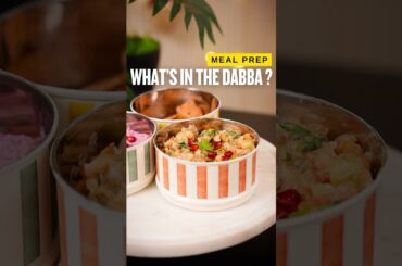 Healthy Lunch Box for office #recipe #healthy #protein #gond #gondkatira #summer #salad #tiffin