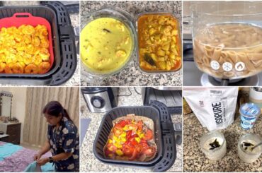 Vlog: Back to routine | healthy recipes | Prawn Malai curry