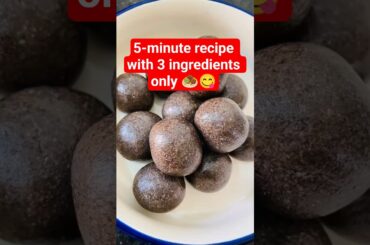 Sesame Laddu in 5 Minutes | 3 Ingredient Nuvvula Laddu Recipe | Healthy Sweet #laddu#5minute #recipe