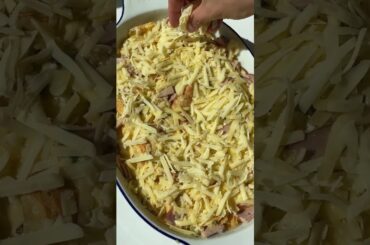 Croque Monsieur Breakfast Bake | The Defined Dish #easterbrunch