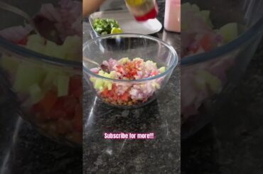 Zesty Chana Bowl | Hight Protein Meal #food #healthy #salad #viralvideo #shorts #tasty #diet #yum