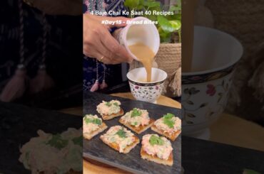 Bread Bites - 4 Baje Chai Ke 40 Recipes - Day 15 #asmr #chai #snacks
