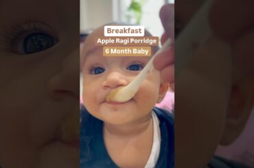 Healthy Breakfast Recipe for 6 Month Old Baby #shorts