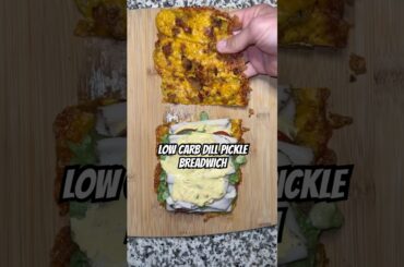 Low Carb Sandwich Trick. Dill pickles for bread? Yes please.