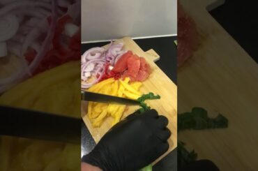 Mango and Grapefruit Salad #mango # grapefruit #salad #healthy #fruit #veg