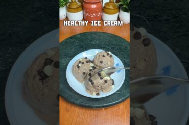 Healthy Ice Cream Recipe | No Sugar No Cream #healthy #icecream #food #shorts