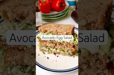 High-Protein Egg Salad Recipe (Avocado Egg Salad!) #eggsalad #highprotein