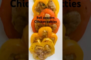 Bell Peppers + Chicken Patties = Flavor Bombs! #healthy #recipe #tasty #creativecooking