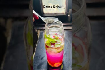 Detox water for weight loss #youtubeshorts #shorts #weightloss #detoxwaterrecipe #detox #trending