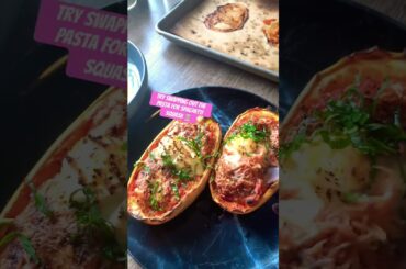 Low Calorie Spaghetti Squash Lasagna #recipe #healthy #lowcalorie #lasagna #ketorecipes #food #yum