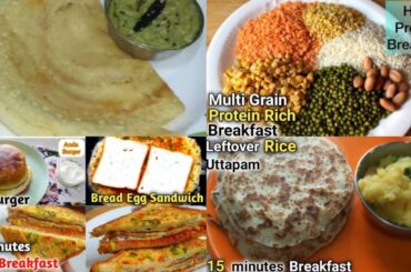 4 easy  breakfast recipes | quick & healthy breakfast ideas | high protein breakfast