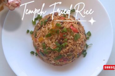 30g Protein Tempeh Fried Rice | No Boring Diets | Healthy Weightloss Recipes #weightlossrecipes
