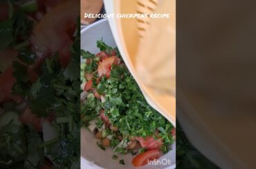 chickpeas salad #Healthy #easychickpeas