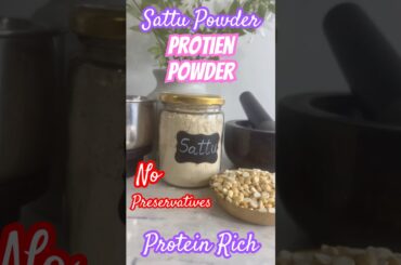 Make Protein powder at home #weightloss #summerdrinks #proteinrich #shortsindia #shorts sattu