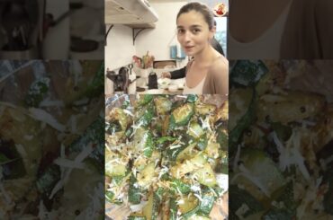 Alia Bhatt Favourite Zucchini Recipe #shorts #aliabhatt #zucchni