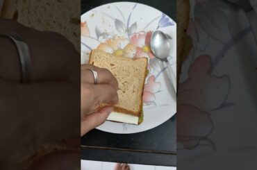 lazy easy recipe cheese chutney sandwich #reels #food #easyrecipe #sandwich #recipe #trending