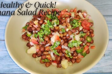 Easy Protein Salad| Chickpea Salad Recipe  Kala Chana Recipe| Delicious Salad | Vegan healthy  Salad