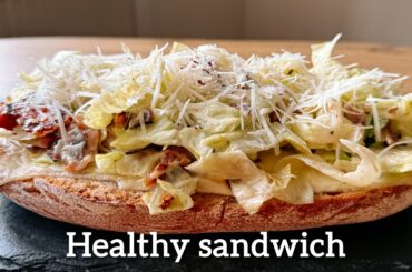 A hearty breakfast: a healthy sandwich recipe