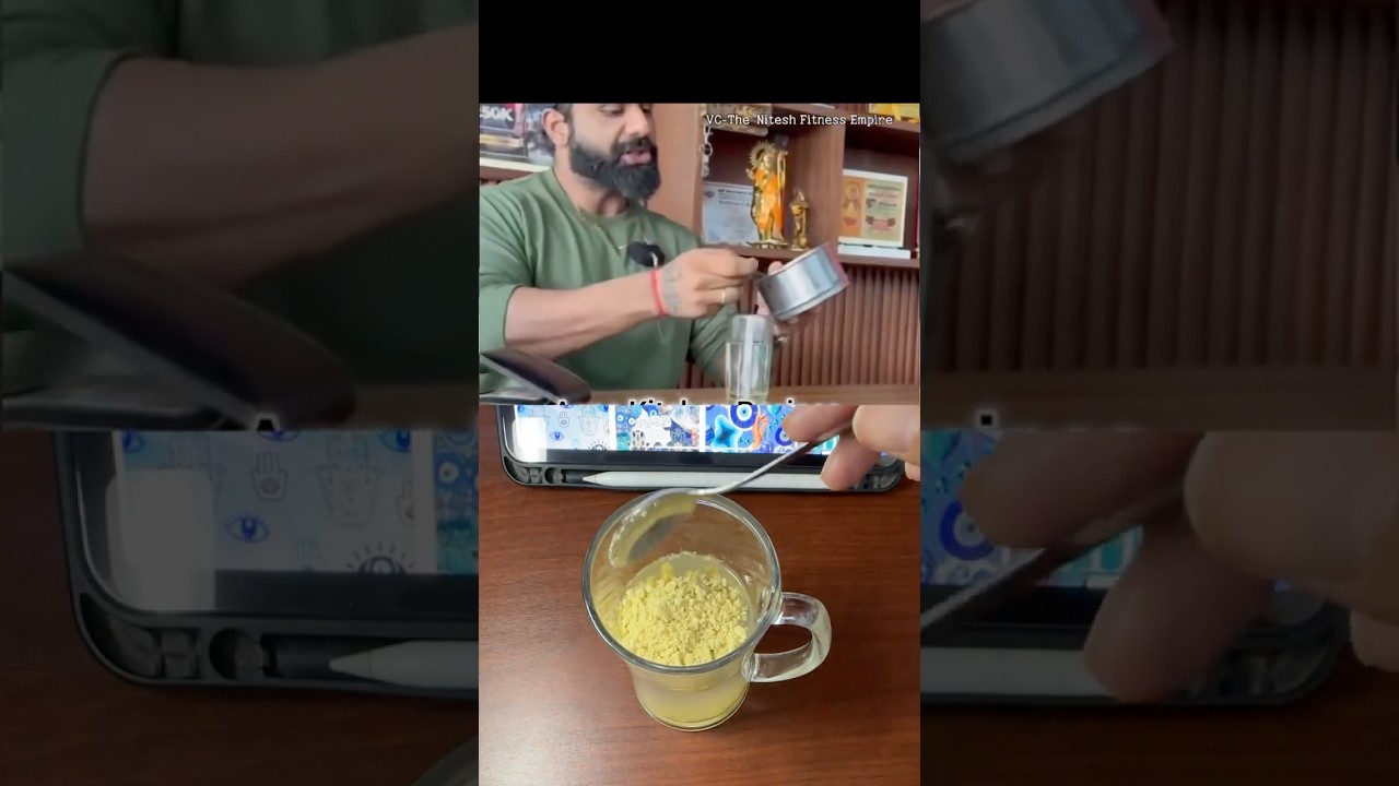 Nitesh Soni’s Preworkout Sattu Drink |doctor foodie|#shorts #preworkoutdrink #niteshsoni Nitesh Soni's Preworkout Sattu Drink |doctor foodie|#shorts #preworkoutdrink #niteshsoni
