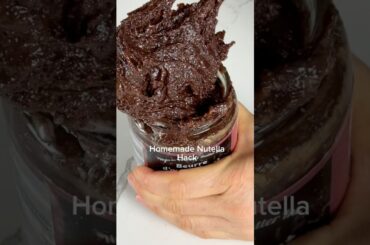 GENIUS Hack for Healthy Nutella in 60 Seconds? #nutellarecipes #easyrecipes #nutella