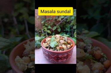 Masala Sundal Healthy breakfast Snacks recipe #shortsfeed #ytshorts #viralshort #sundal #healthy