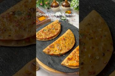 Crispy Cheesy Roti Bread | Kid’s Lunchbox Ideas #shorts #ytshorts #viralreels #trending #cooking
