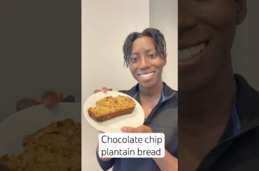 Chocolate chip plantain bread recipe #plantains #bread #healthyfood #healthy
