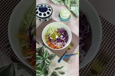 Coleslaw Salad #salads #saladsofinstagram #recipes #vegetarianrecipies #saladrecipes #healthy #salad