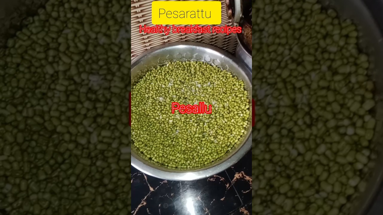 “World’s Best Healthy Breakfast! Pesarattu & Peanut Chutney | Easy Telugu Breakfast Recipe”#shorts "World’s Best Healthy Breakfast! Pesarattu & Peanut Chutney | Easy Telugu Breakfast Recipe"#shorts