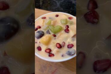 Fruit Custard #shorts #delicious #recipe #fruit #healthy #cooking #food #tasty #sweetdish #love