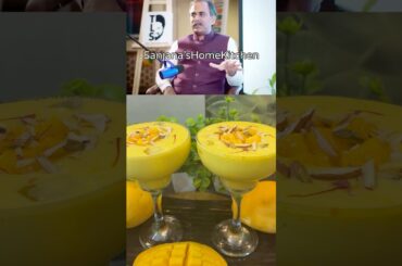 Acharya Manish ji’s Healthy Mango Milkshake Recipe #shortsfeed #shorts #mango