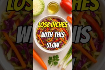Eat to Lose Fat Fast with Cabbage Slaw Power #weightlossrecipes #eatclean #fatburningfoods