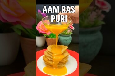 Traditional Aamras Puri Recipe | MANGO Lovers Rejoice #shorts #food