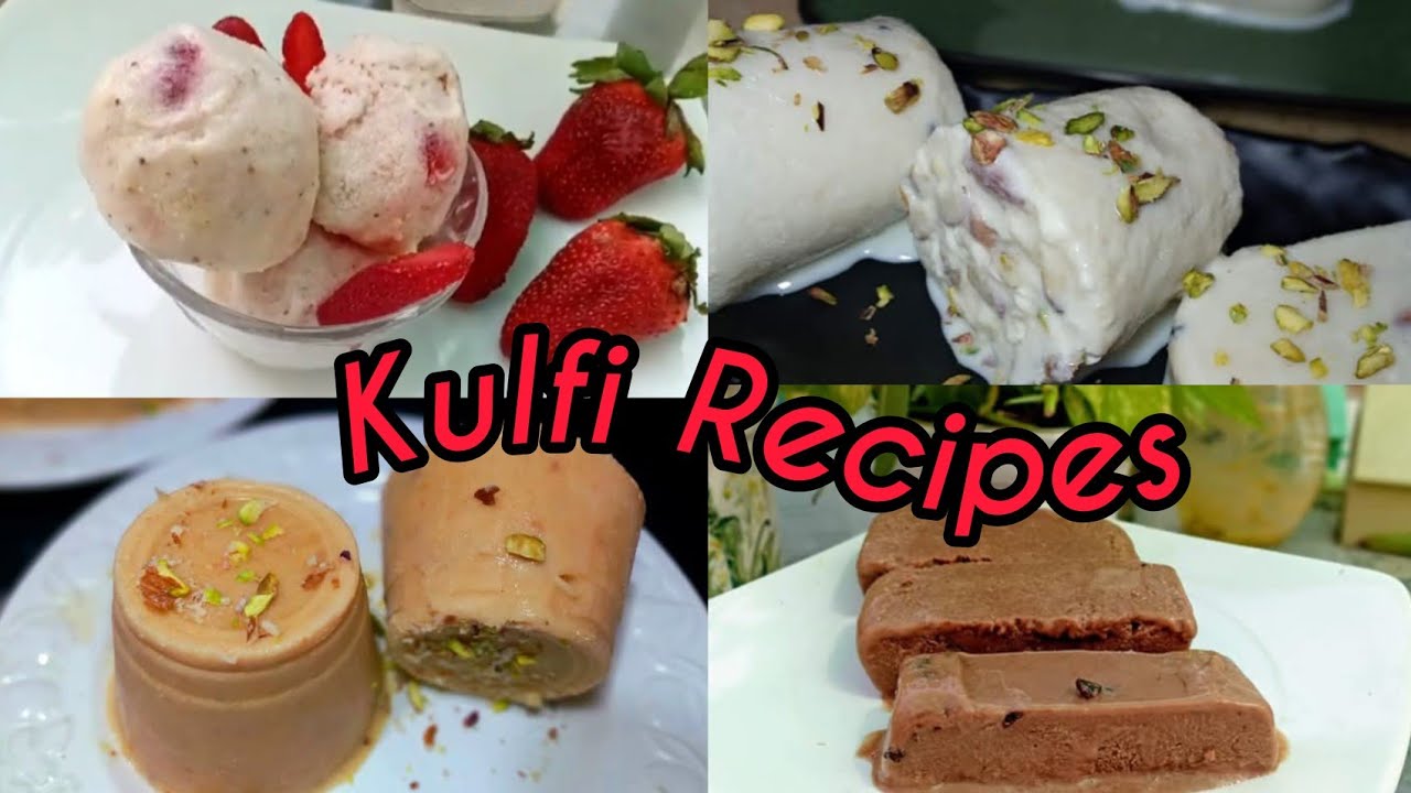 4 Tasty KULFI Recipe | #Summers #Kids #Desserts #Healthy #easycookingandtips 4 Tasty KULFI Recipe | #Summers #Kids #Desserts #Healthy #easycookingandtips