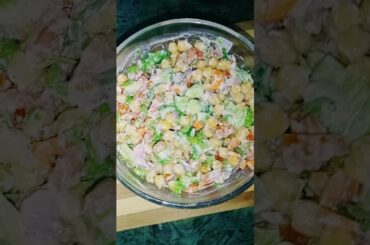 High Protein Salad Recipe #shorts #trandingshorts #protein  #proteinsalad #highprotein #ytshorts