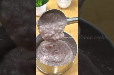 Lunch Recipe: Ragi koozh n karuvade n kelange thokku n vathal #shortsfeed #lunchideas #lunchbox