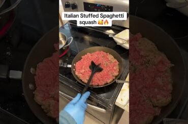 Delicious healthy dinner recipe with spaghetti squash