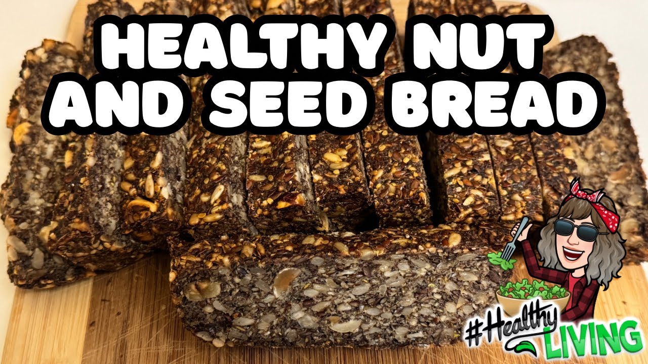 Healthy Nut & Seed Bread – Gluten Free – Dairy Free – Egg Free – Grain Free – No White Sugar Healthy Nut & Seed Bread - Gluten Free - Dairy Free - Egg Free - Grain Free - No White Sugar