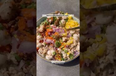 WEIGHTLOSS Makhana & Oats Veggie Bowl  #weightloss #recipe #healthyrecipes #nutritionist #easyrecipe