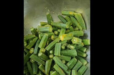 simple and easy recipe of Okra #healthyrecipes #food #weightlossfood