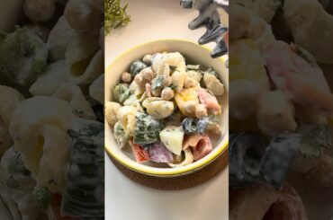 Healthy pasta salad recipe| NO MAYONNAISE | NO Cream #healthysalad #summersalads #pastasaladrecipe