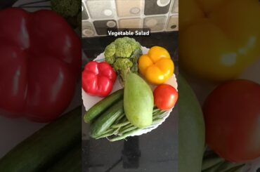 Healthy Vegetable Salad Recipe | Fresh and Delicious | oilfree salad #healthyfood #waightlos