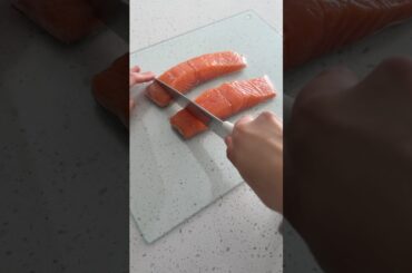 Crispy spicy salmon nuggets #recipes #dinner #food