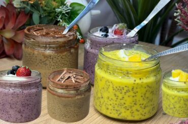 3 Yummy Chia Seeds Pudding Idea For Weight Loss | Breakfast Recipe | @AchiRasoibyalia