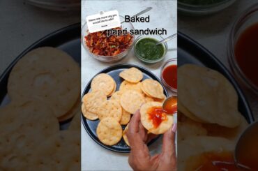 Baked Papri Sandwich for a Nutritious Snack | World Health Day 2025  | Cook with Malini Goyal