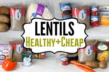 5 BEST Lentil Recipes EVERYONE Should Know | Healthy, CHEAP & High-Protein (Why I Love Lentils!)