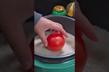 Everyone's is making Rice with tomato, After seeing this Genius idea #shorts #rice #recipe