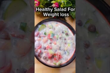 Flat belly in 7 days | Healthy salad recipe for weight loss